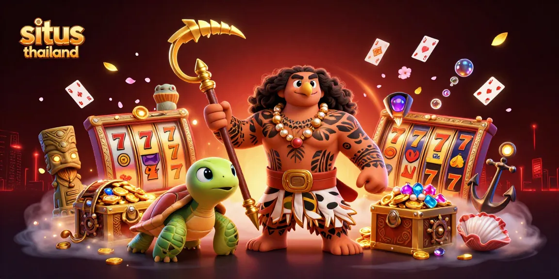 Spin the reels at situs thailand with vibrant 3D characters and dynamic casino elements for an engaging experience.