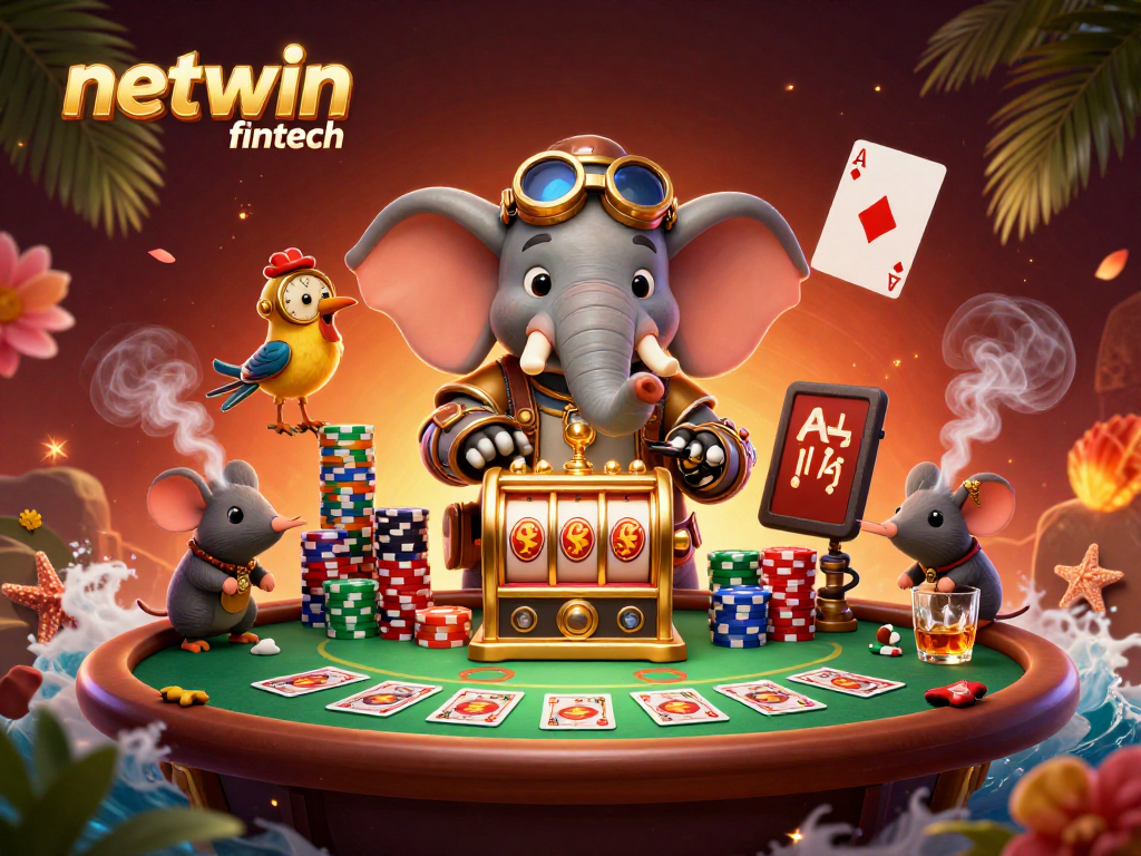 Engage with netwin fintech while experiencing vibrant casino gameplay with steampunk elements.