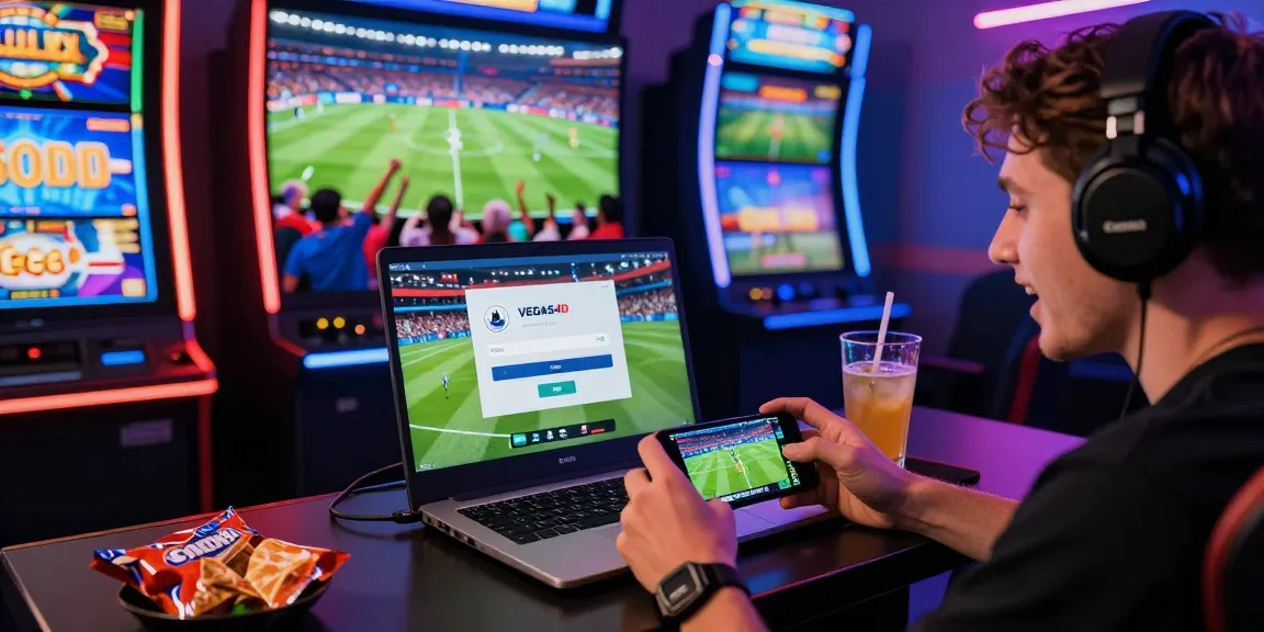 Exciting VEGAS4D online gaming experience with player engaged in World Cup 2026 action