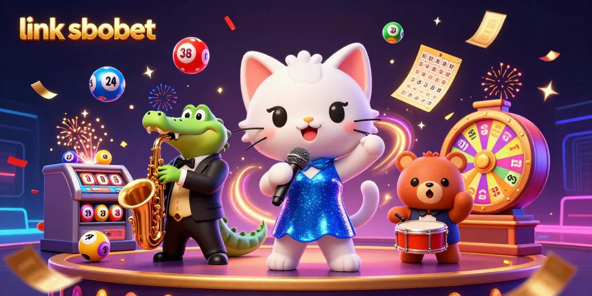 Experience vibrant gaming action with link sbobet featuring colorful lottery elements and lively characters.