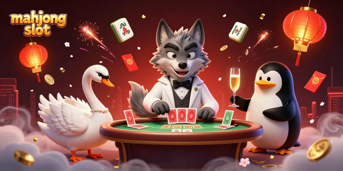 Play mahjong slot with thrilling animations and vibrant game elements in a dynamic casino setting.
